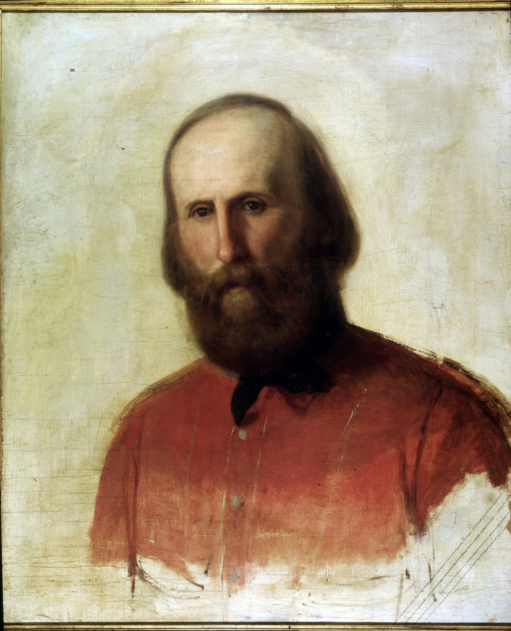 Porträtt av Garibaldi. Risorgimentos museum. Milano av Italian School