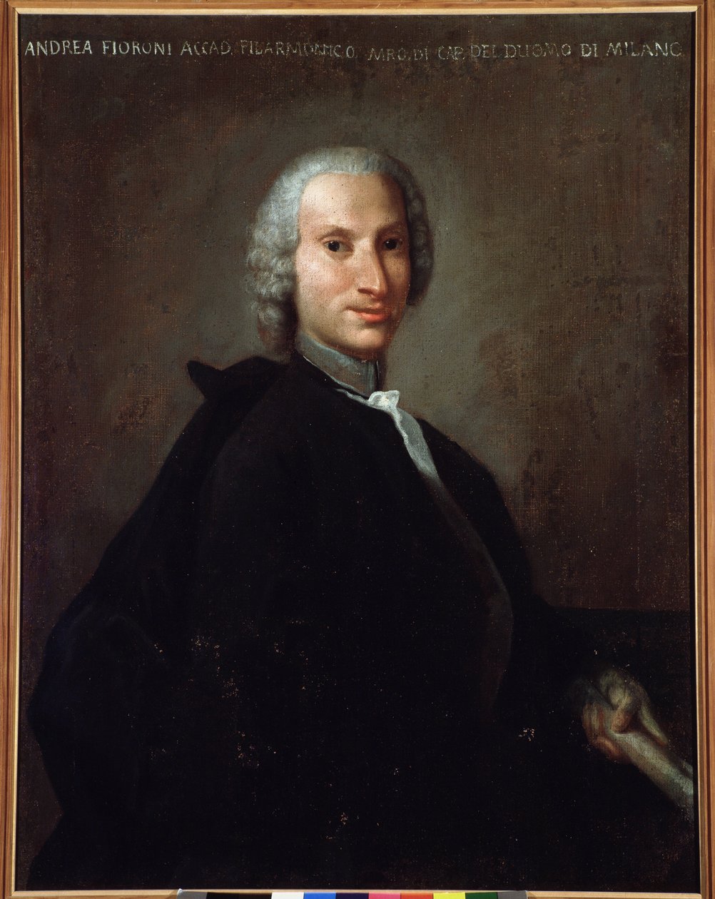 Porträtt av Gianandrea Fioroni (1716-1778) italiensk kompositör av Italian School