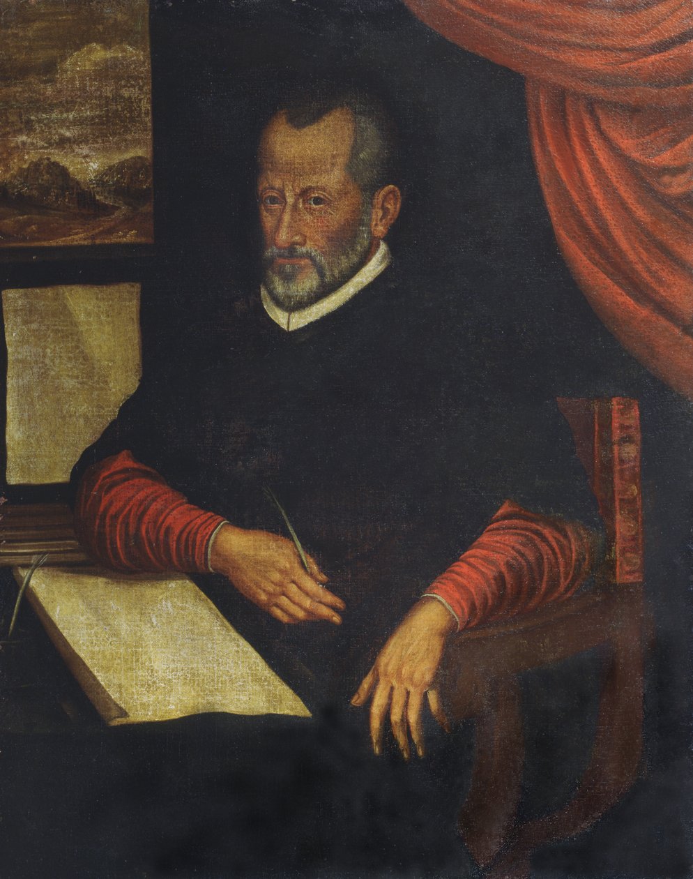 Porträtt av Giovanni Pierluigi da Palestrina (målning) av Italian School