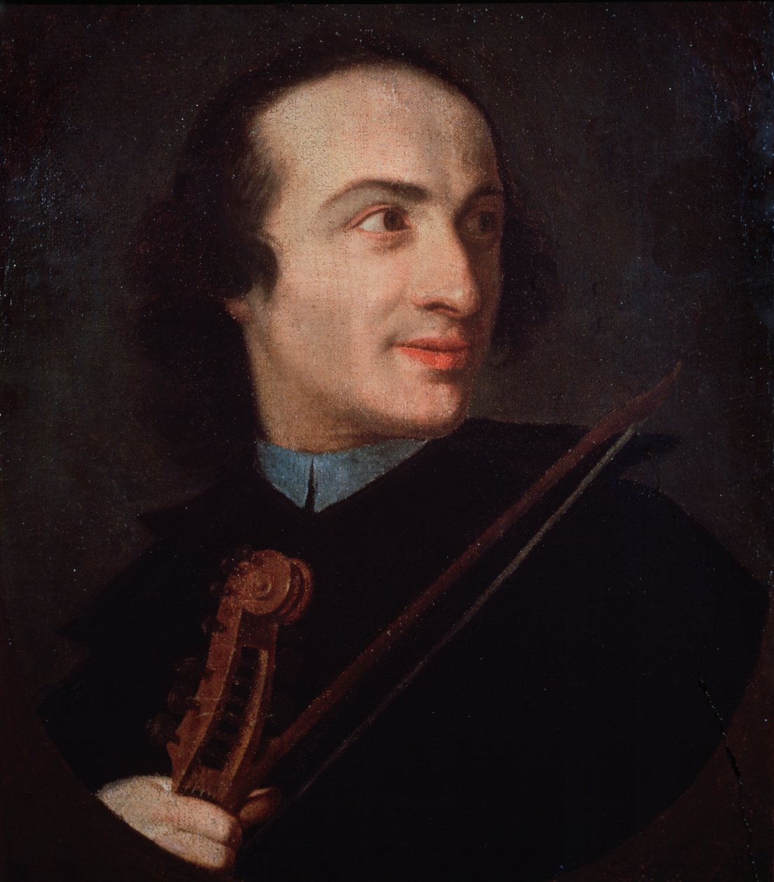 Porträtt av Giuseppe Tartini (1692-1770) italiensk violinist och kompositör. av Italian School