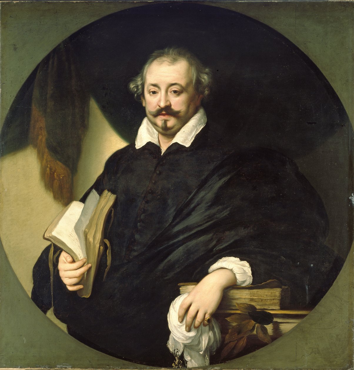 Porträtt av Guilio Strozzi, 1625 av Italian School