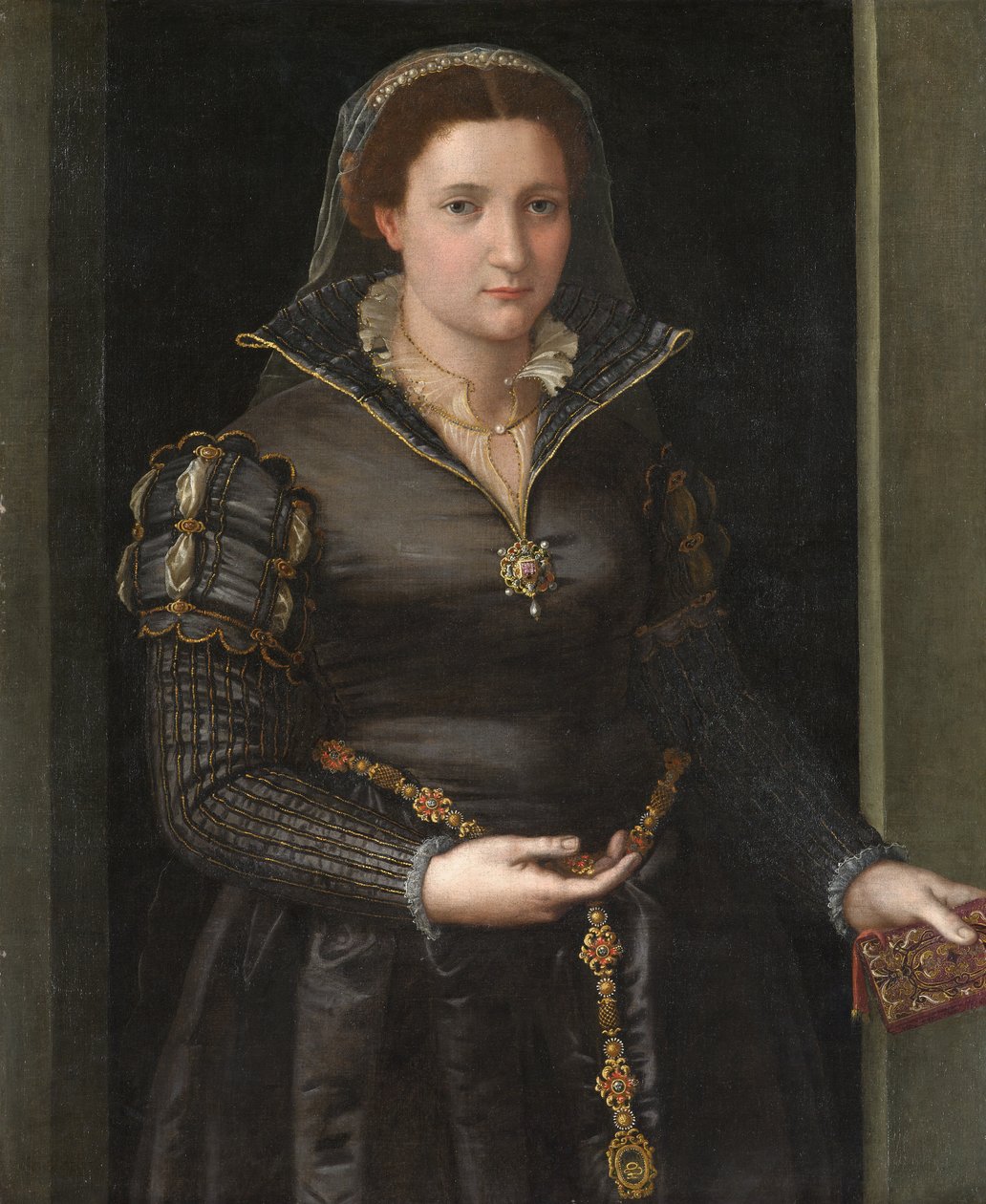 Porträtt av Isabella från "Medici av Italian School