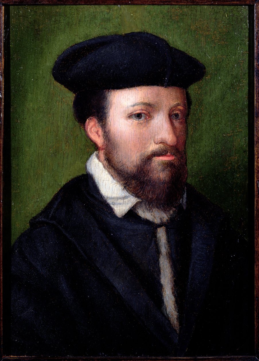 Porträtt av en gentleman, norditaliensk, mitten av 1500-talet (panel) av Italian School