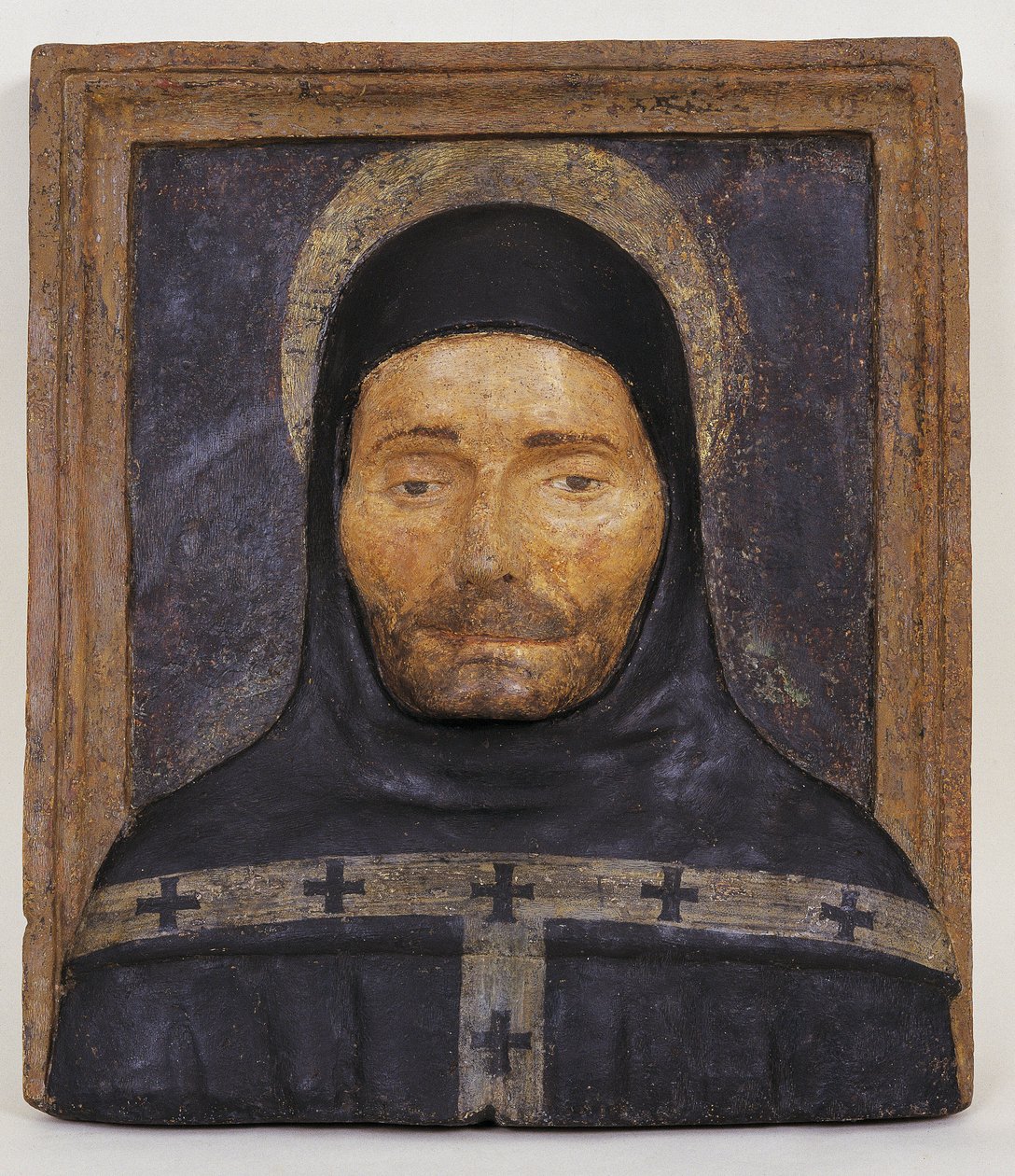 Porträtt av dominikanen Antonino Pierozzi känd för att vara Sankt Antonin, Florens beskyddare (1389-1459) av Italian School