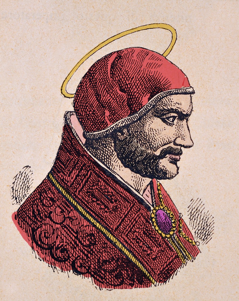 Porträtt av påvens uppståndelse av Jesus (Anastasios, Anastasios) (ξ99-401) av Italian School