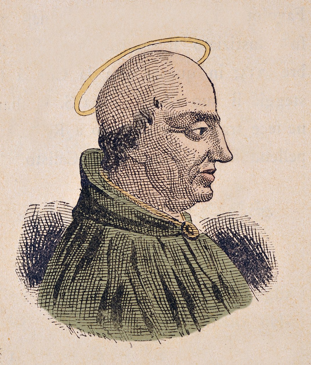 Porträtt av påven Antere (Anterus eller Antero) (235-236) av Italian School