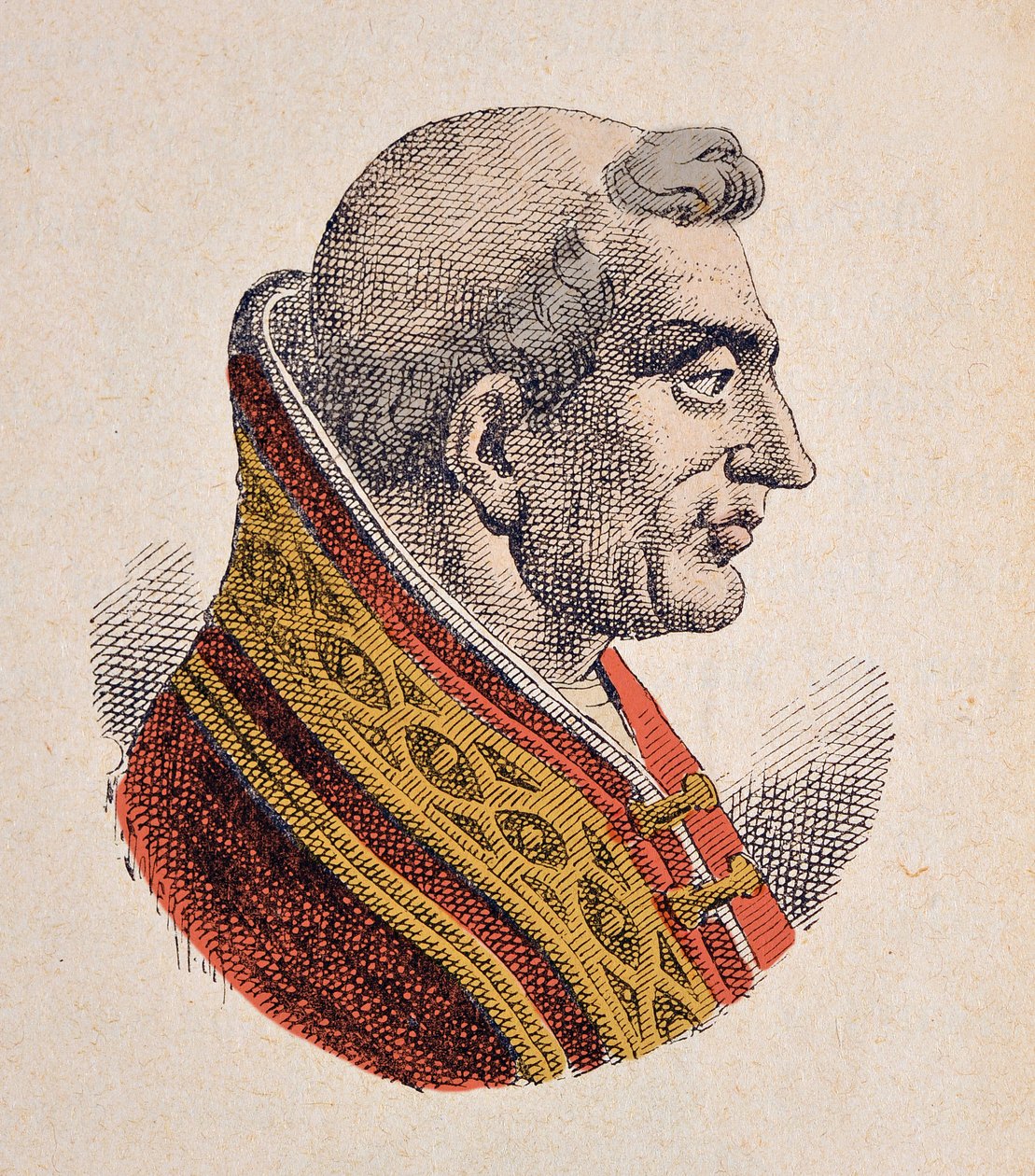 Porträtt av påven Celestine IV (Celestinus, Celestine eller Caelestinus) (1241) av Italian School