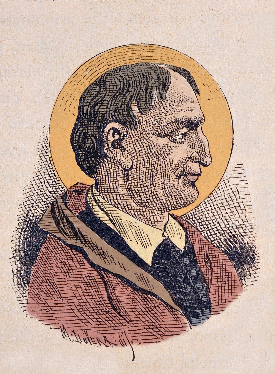 Porträtt av påven Corneille (Cornelius eller Cornelio) (251-253) av Italian School