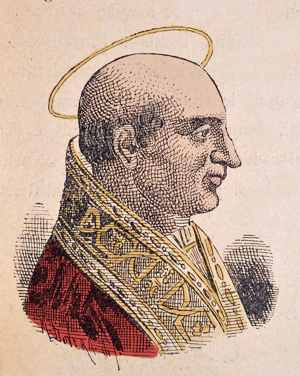 Porträtt av påven Eutychien (Eutychian eller Eutychianus eller Eutichiano) av Italian School