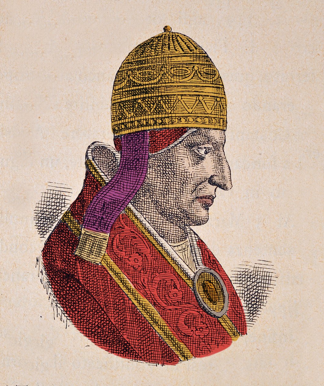 Porträtt av påven Innocentius III av Italian School