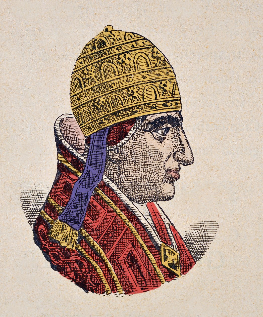 Porträtt av påven Johannes XXII (Giovanni, Ioannes) (1316-1334) av Italian School