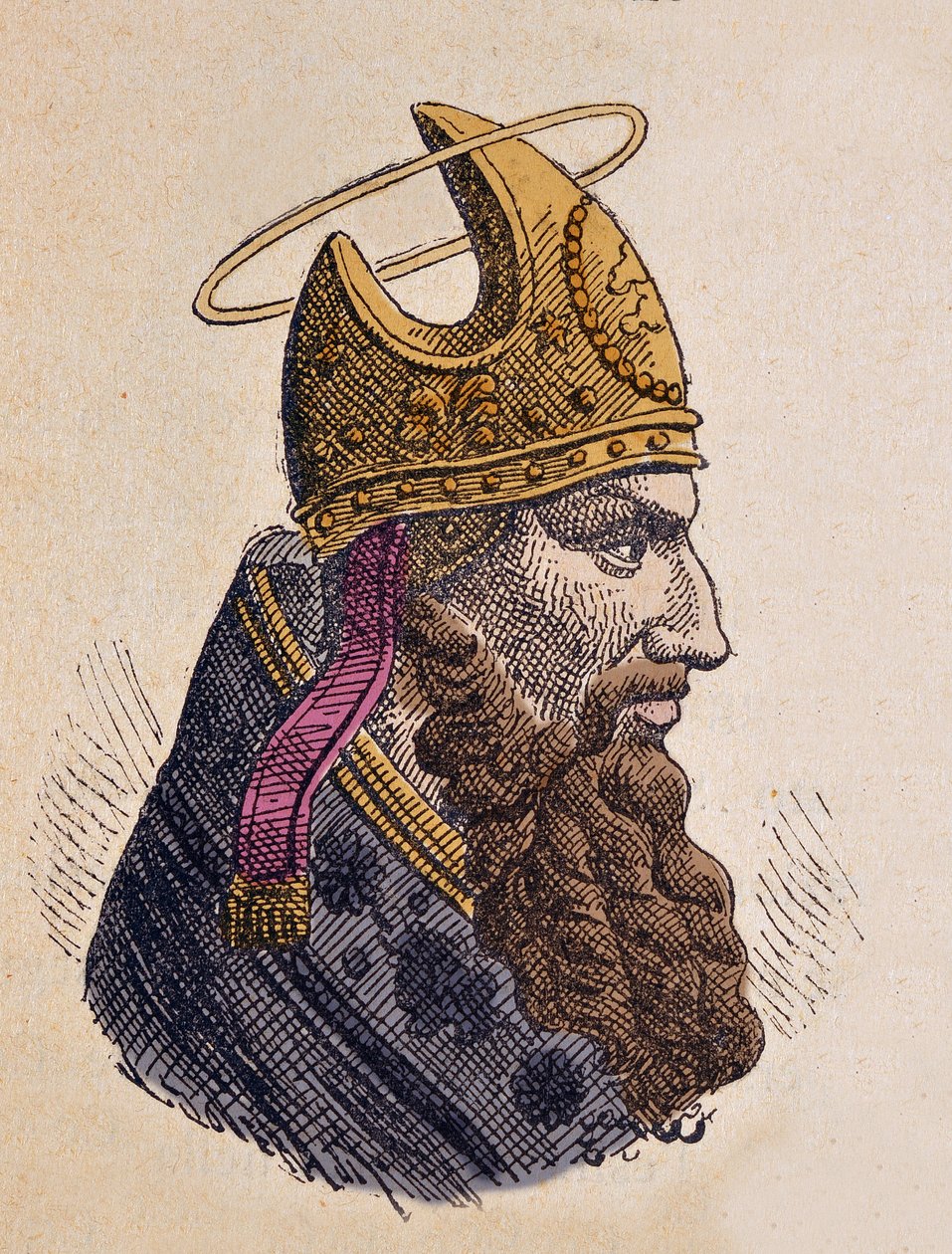 Porträtt av påven Marc (Mark eller Marcus eller Marco) (335-336) av Italian School