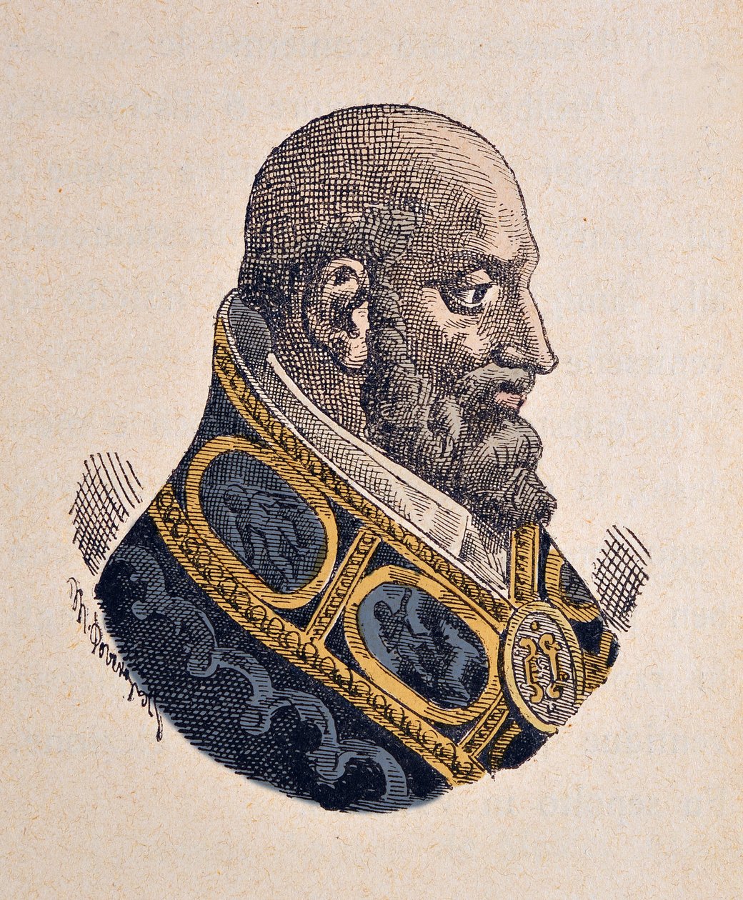 Porträtt av påven Marcel II (Marcellus eller Marcello) (1555) av Italian School