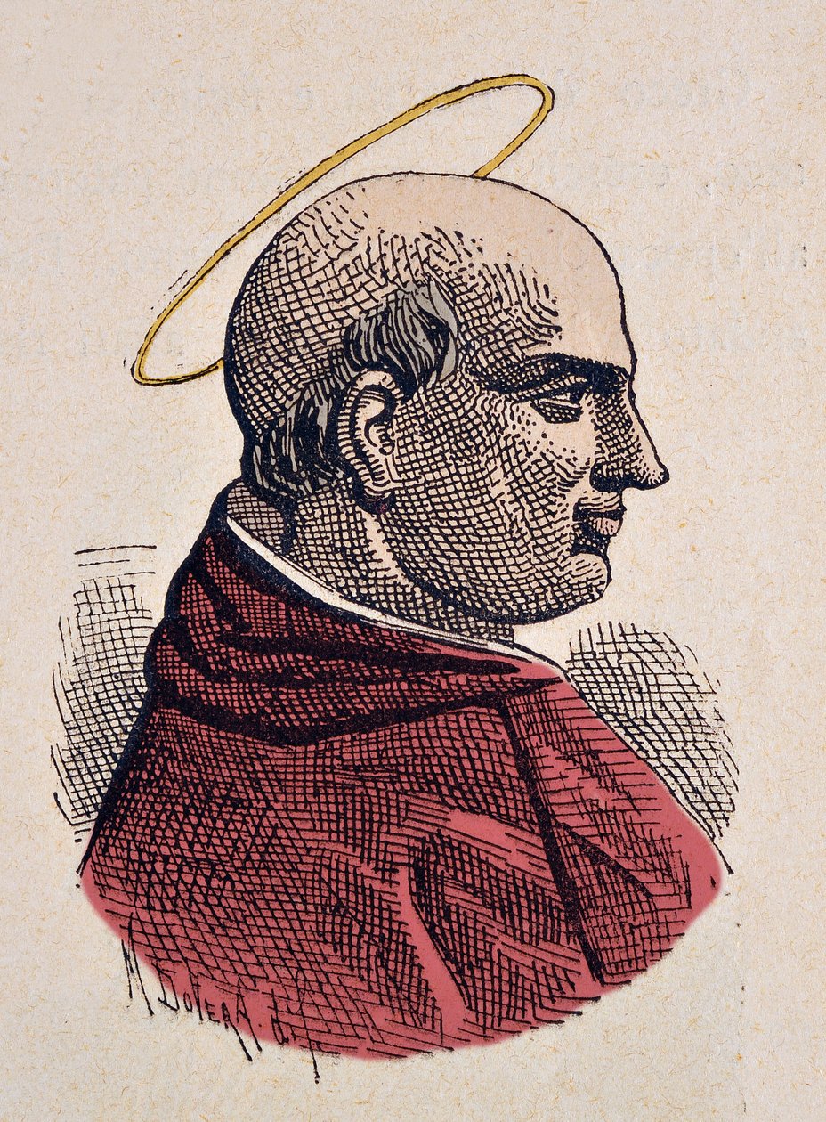 Porträtt av påven Marcel Ier (Marcellus eller Marcello I) (308-309) av Italian School