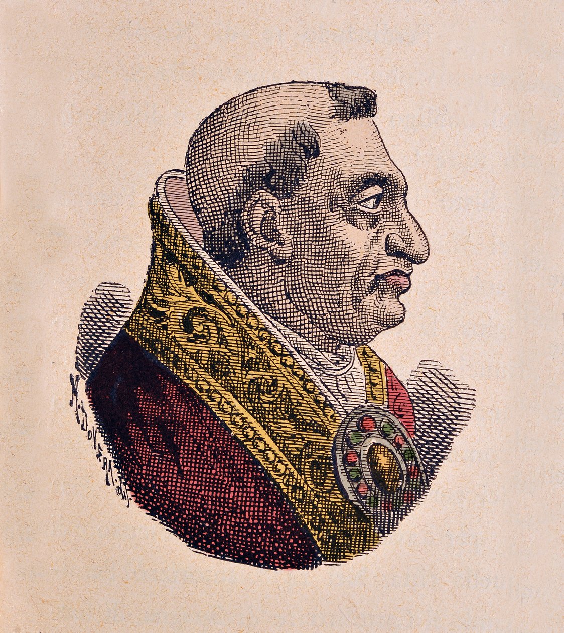 Porträtt av påven Paul II (Paolo, Paulus) (1464-1471) av Italian School