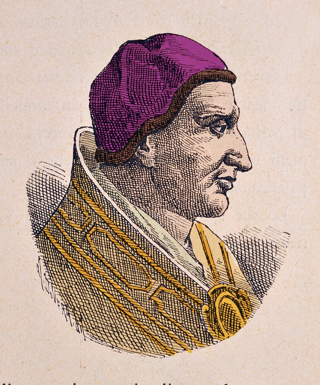 Porträtt av påven Pelage II av Italian School