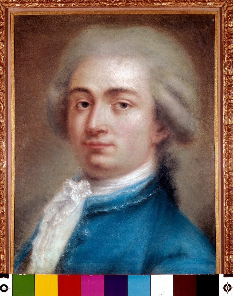 Porträtt av författaren Carlo Goldoni av Italian School