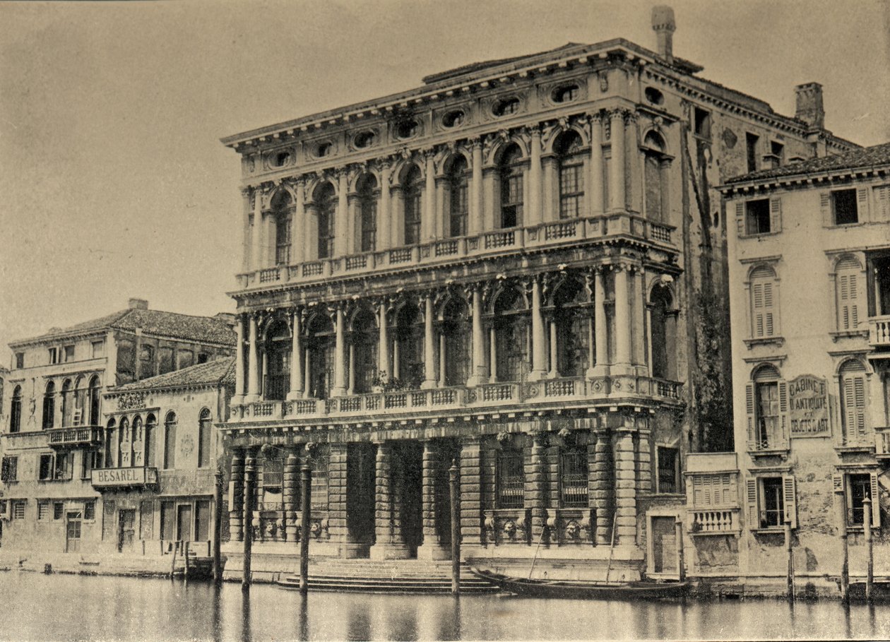 Robert Brownings (1812-89) bostad i Venedig av Italian School