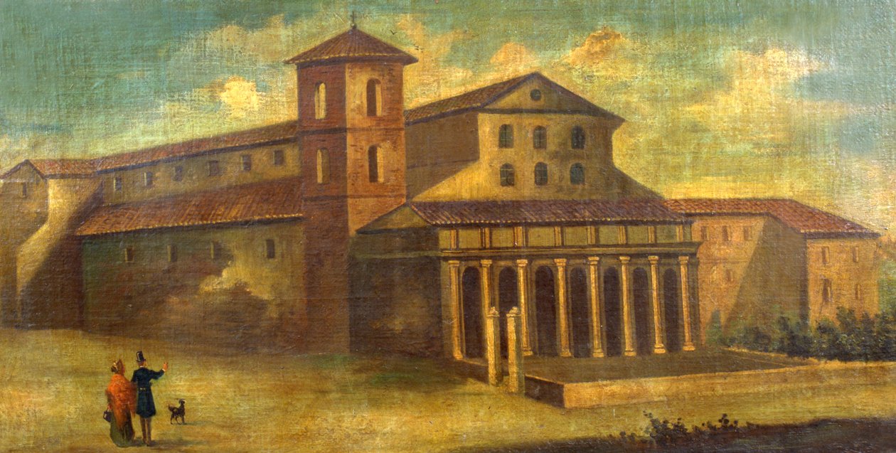 St. Paul utanför murarna av Italian School