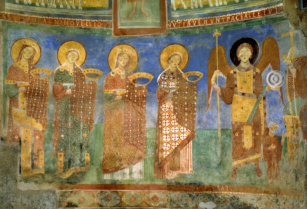Saints, Castel SantElia, Nepi, Italien av Italian School
