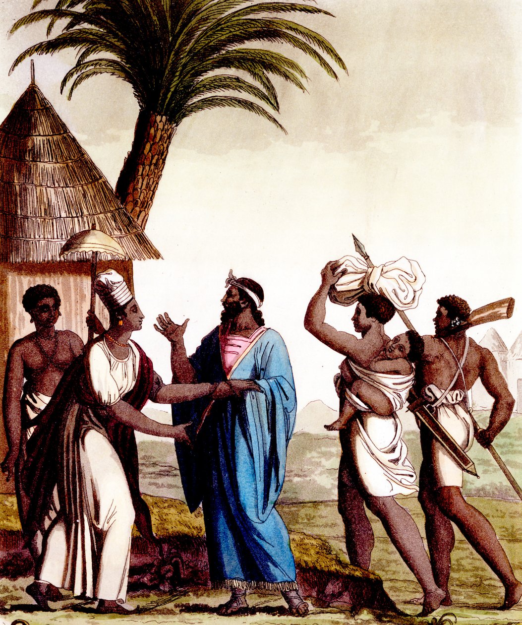 Senegal och Gambia, 1820-30-talen av Italian School