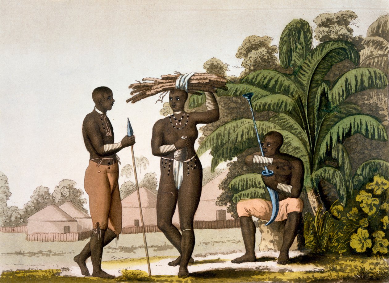 Sydöstra kusten: Cafre nation, 1820-30-talen av Italian School