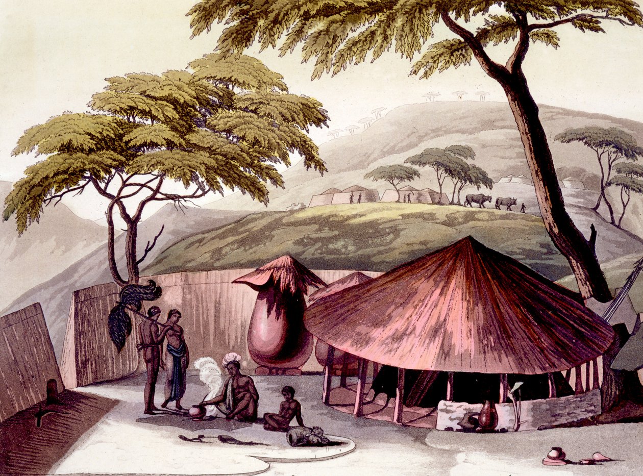 Sydöstra kusten: Cafre nation, 1820-30-talen av Italian School
