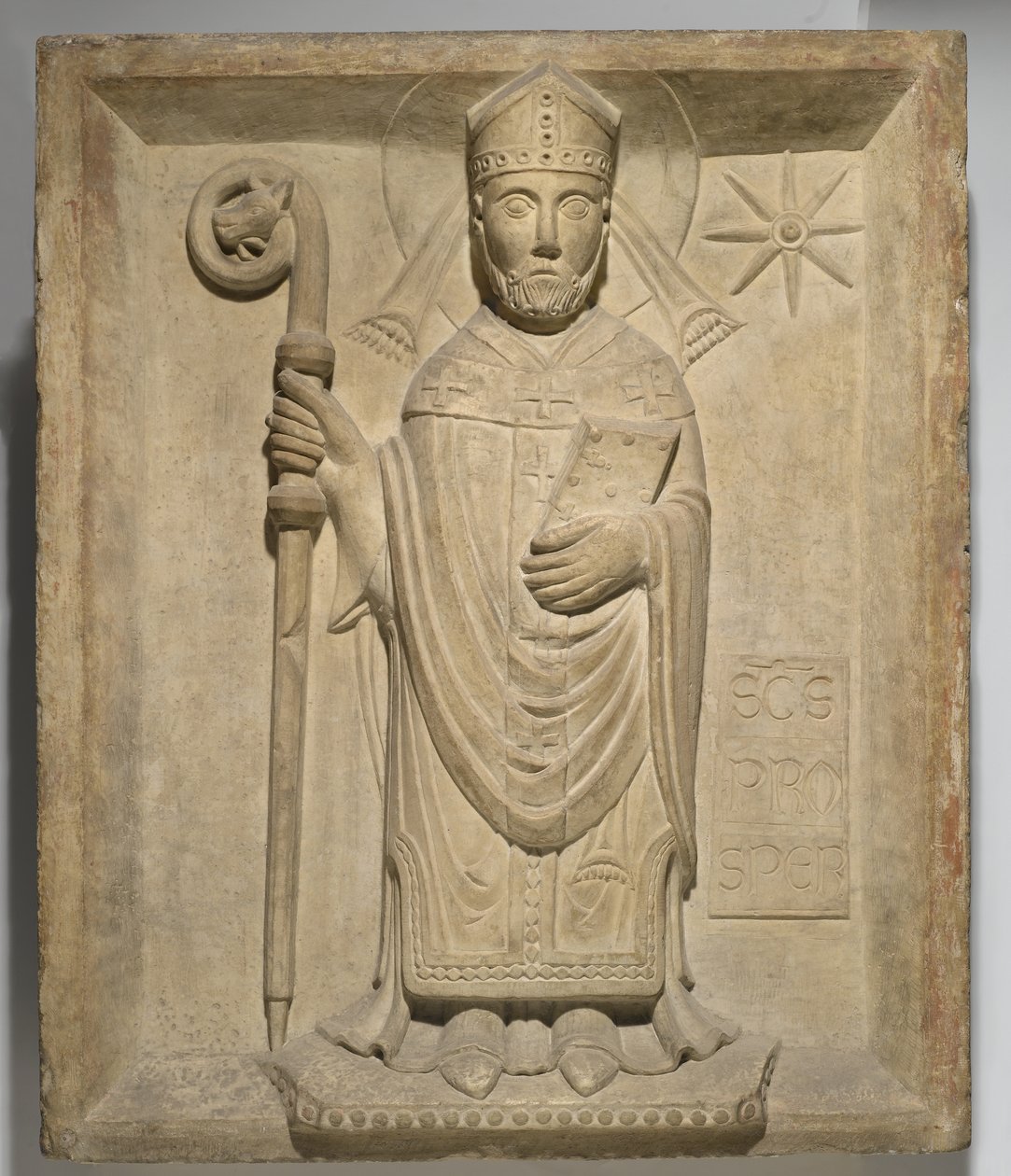 St. Prosper, ca 1200-25 (marmor) av Italian School
