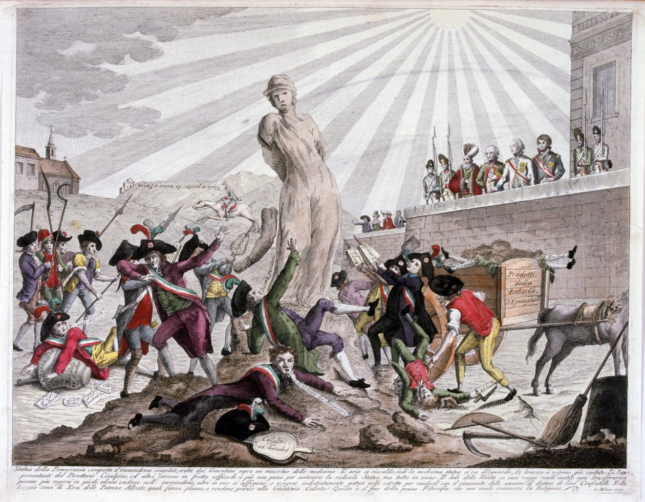 Directoire under franska revolutionen 1789-94 av Italian School
