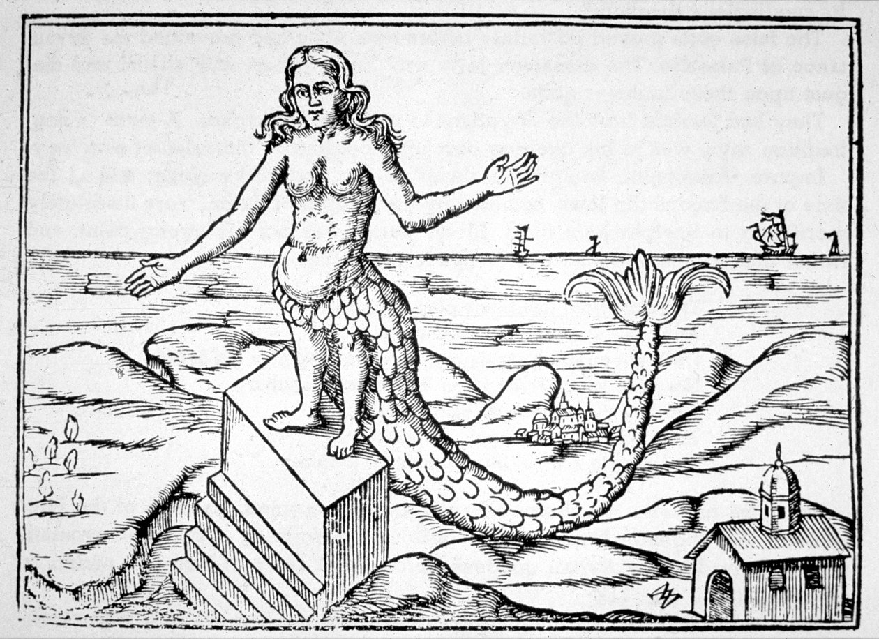 The Divinity Dragon, kopia av en illustration från Oedipus Aegyptiacus av Athanasius Kirchner, Rom 1652, använd i en historia om magi, publicerad i slutet av 1800-talet av Italian School