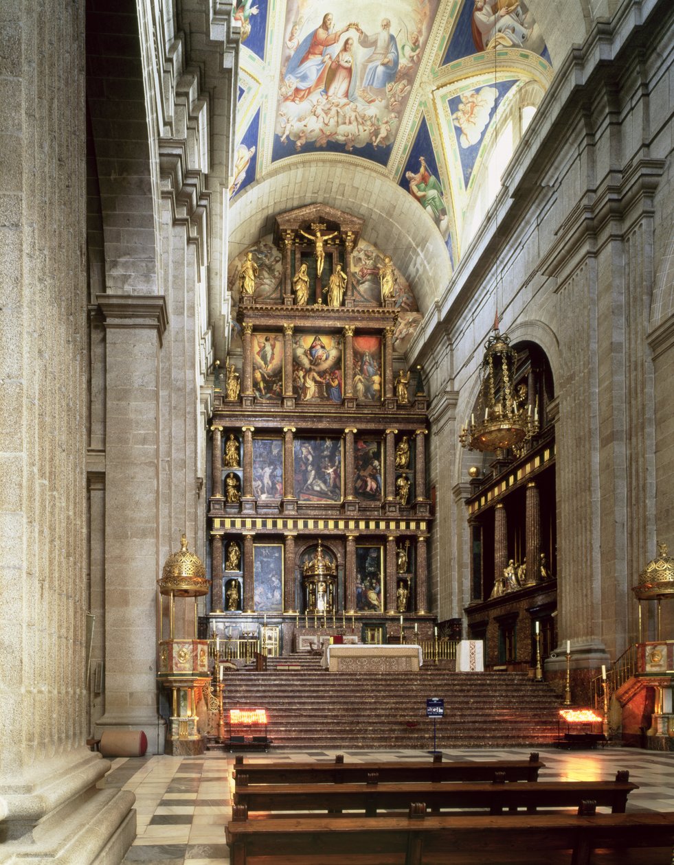 Högaltaret i basilikan av Italian School