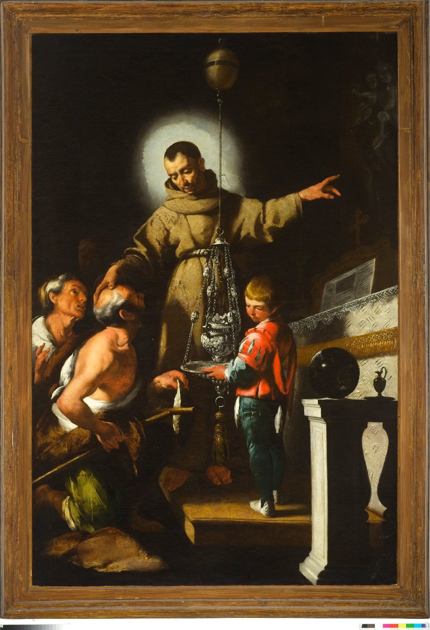 Miraklet av Didacus av Alcala, av Italian School