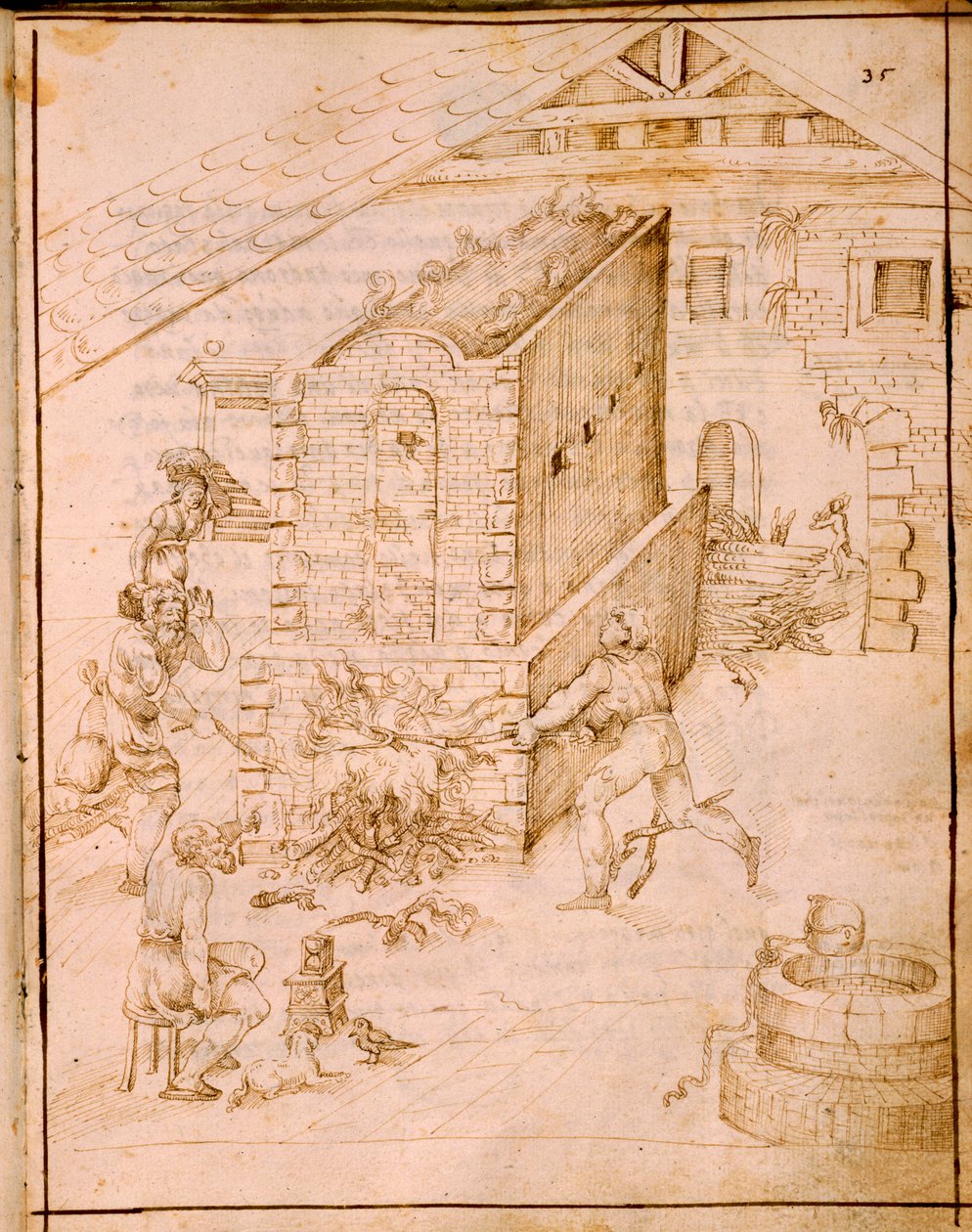 Den antika konsten att tillverka fartyg, 1589 av Italian School