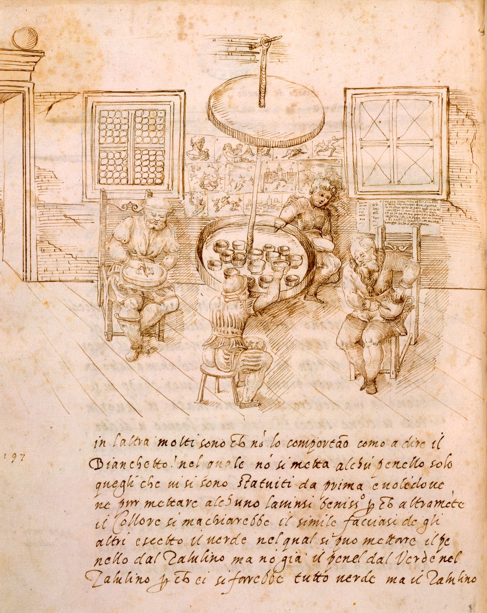 Den antika konsten att tillverka kärl, i, 1589 av Italian School
