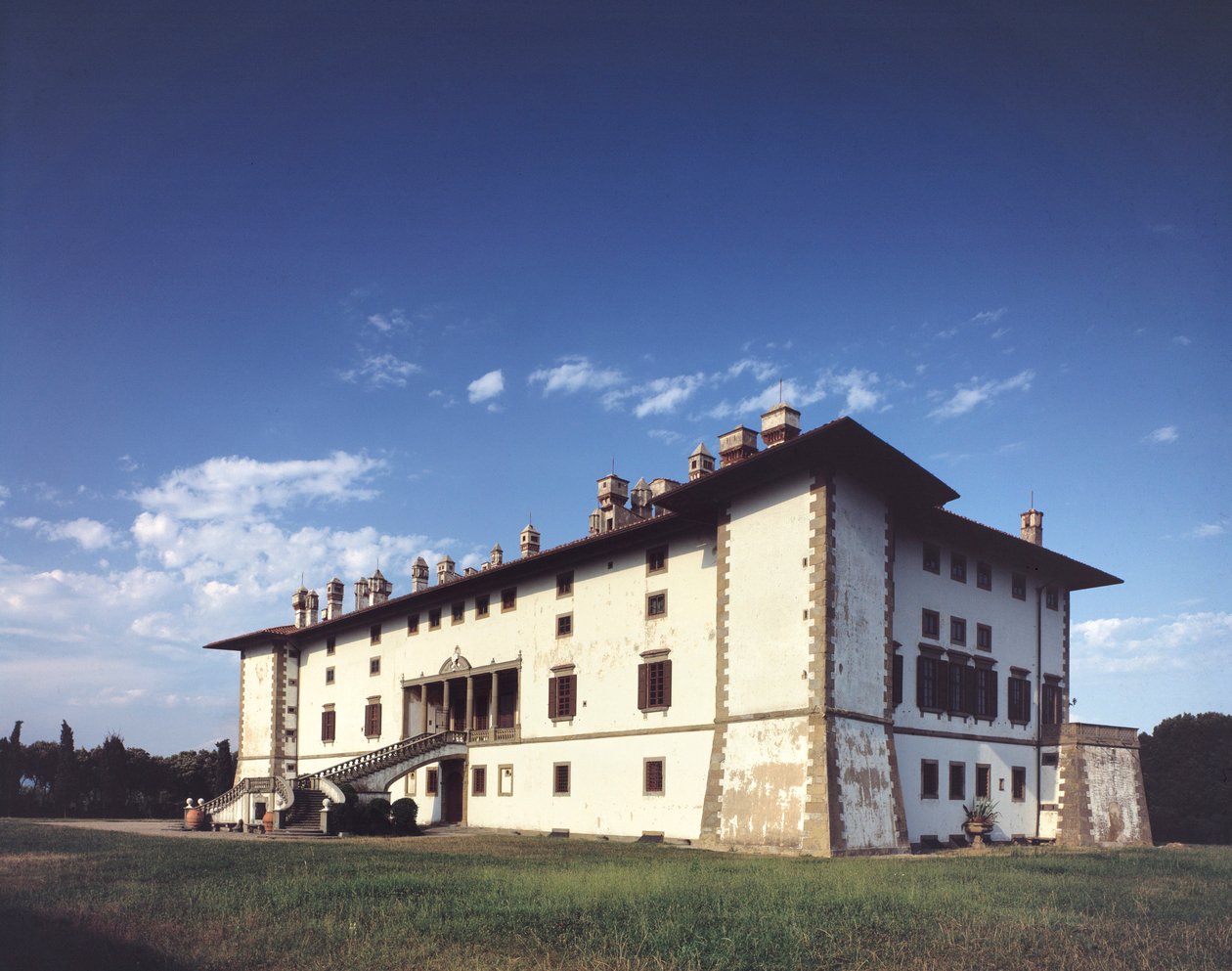 Villan med hundra chiminees - 1596-1600 av Italian School