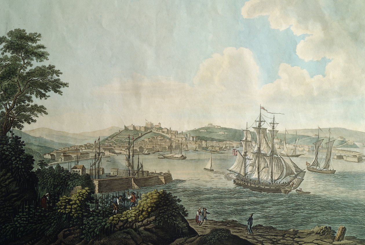 Trieste stad och dess frihamn, Italien av Italian School