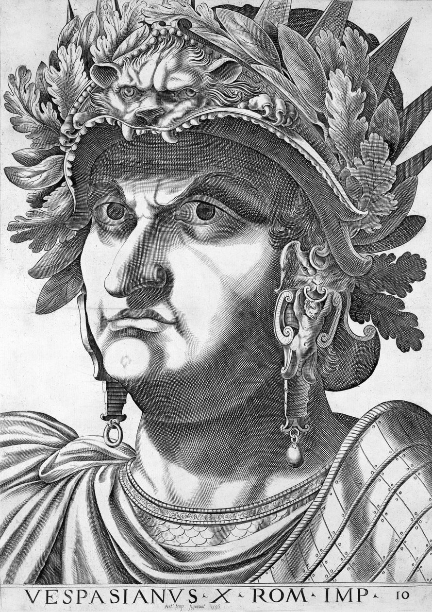 Vespasianus (9-79 e.Kr.), 1596 av Italian School