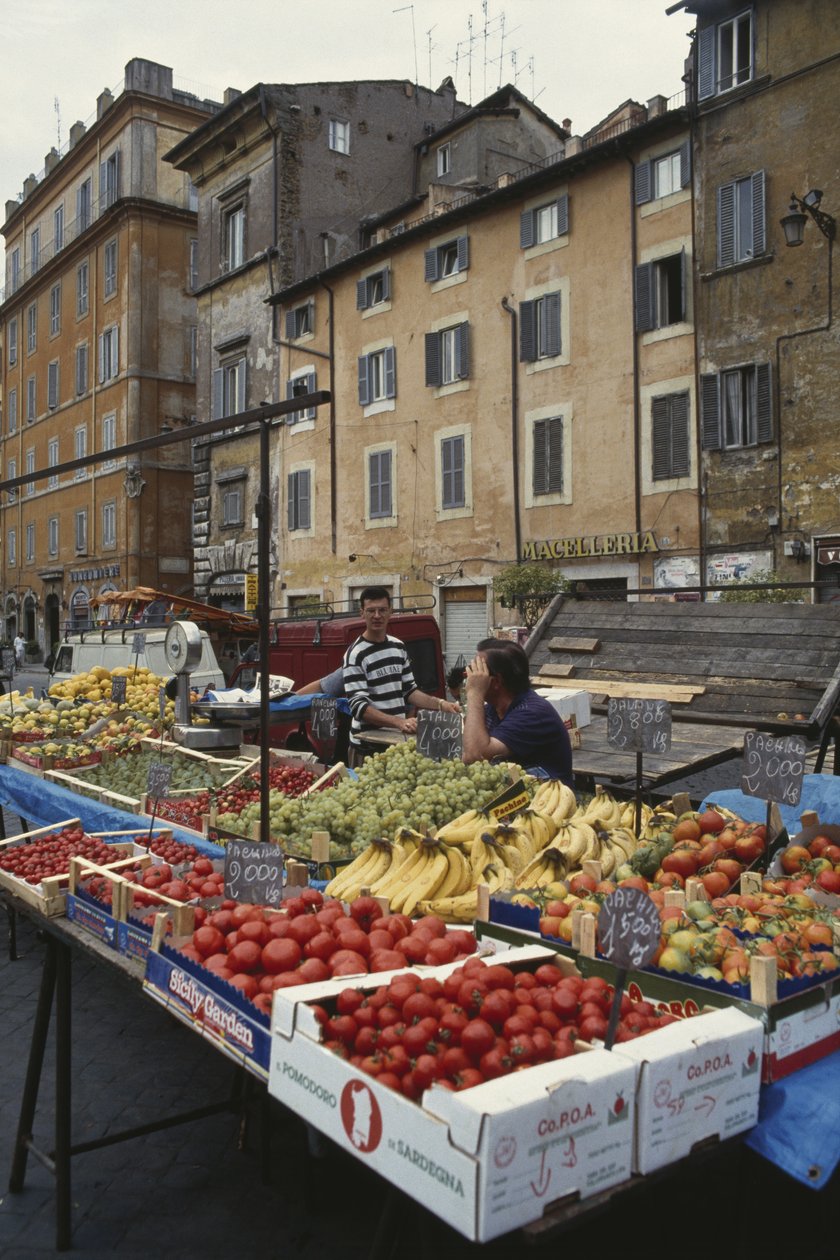 Utsikt över marknaden av Italian School