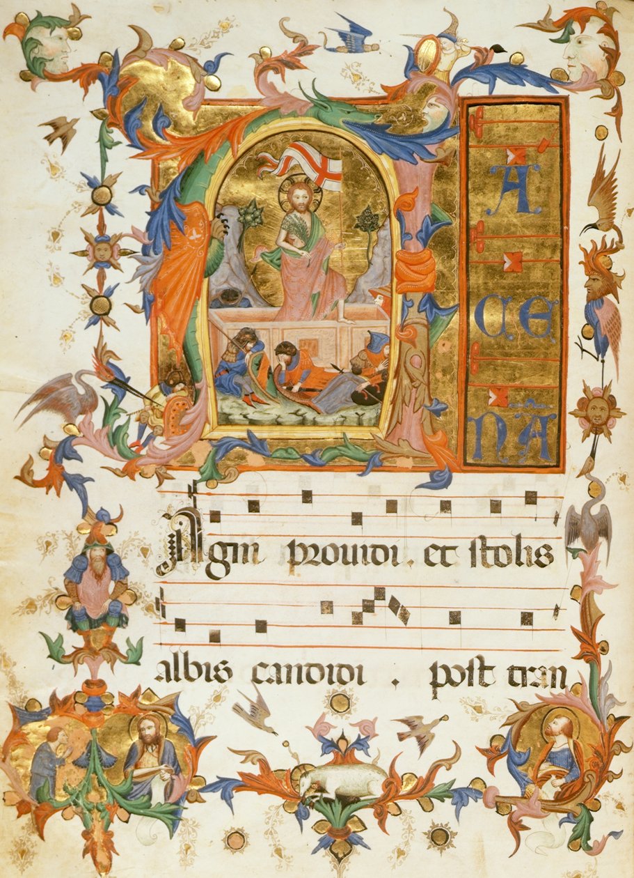 f.80v Uppståndelsen, från 