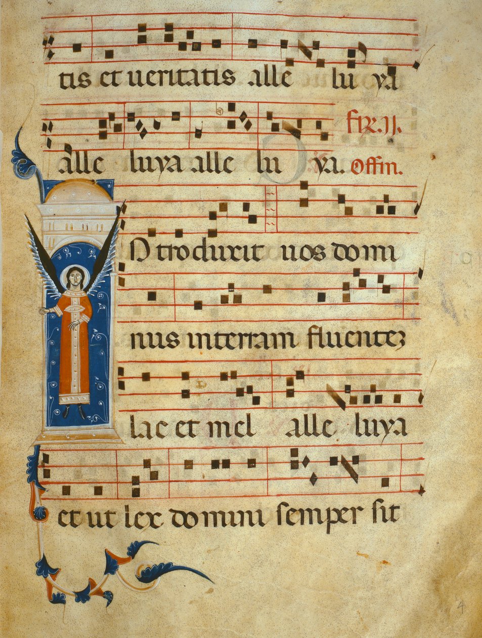 fol 4v. Gradvis, c.1260 av Italian School