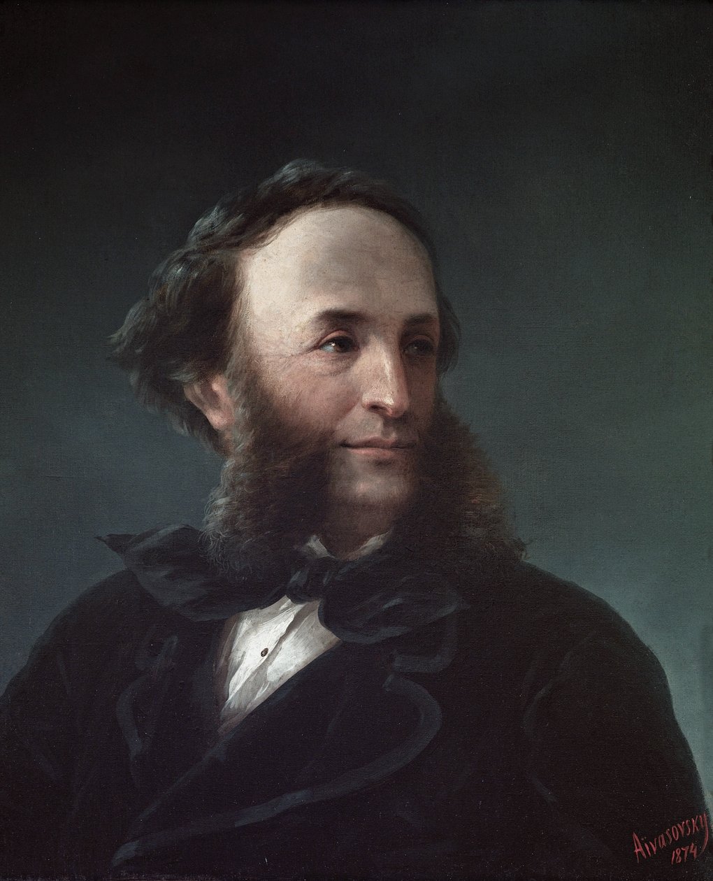 Självporträtt, 1874 av Ivan Ayvazovsky