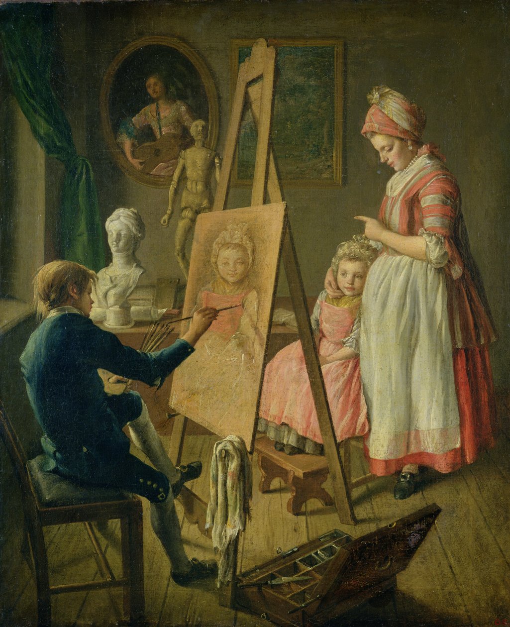 Den unge konstnären, ca 1760 av Ivan I. Firsov