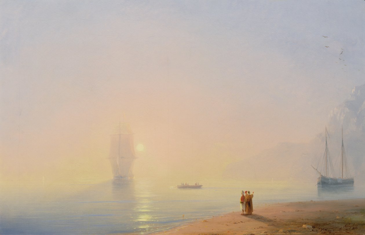 Tittar på Svarta havet av Ivan Konstantinovich Aivazovsky