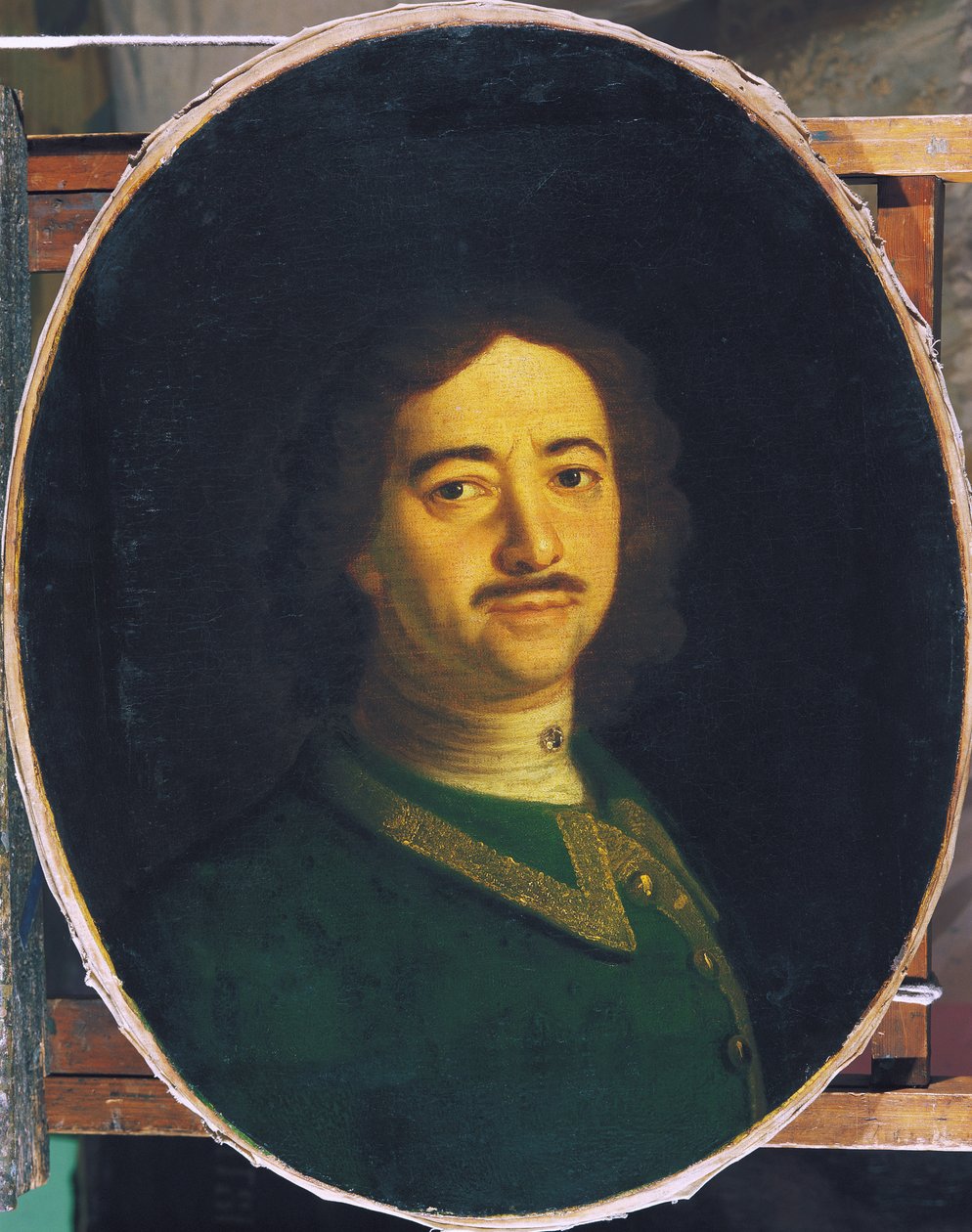 Portræt af Peter den Store (1672-1725) swed av Ivan Nikitich Nikitin