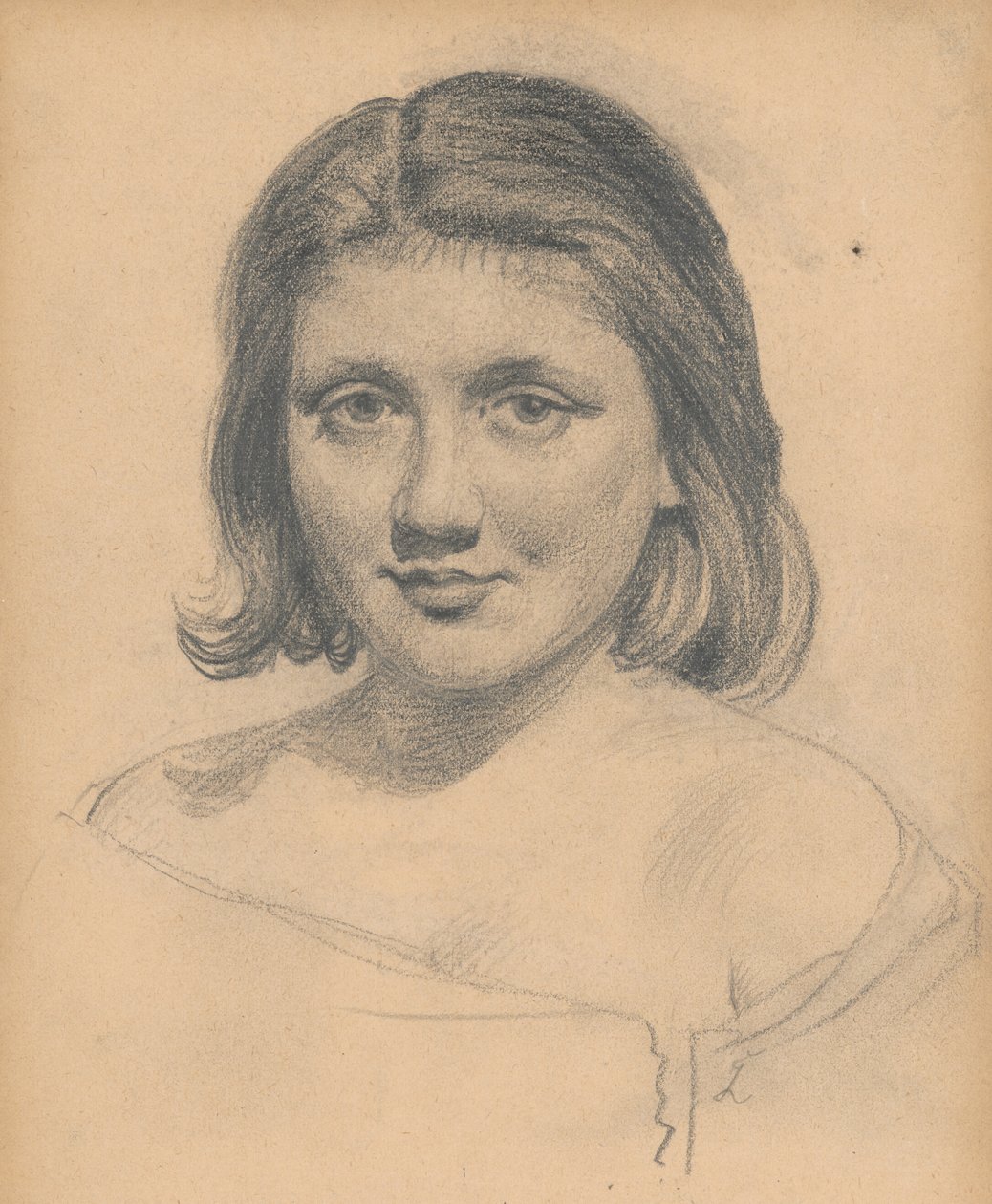 Portrait study of a female model av Ivan Zabota