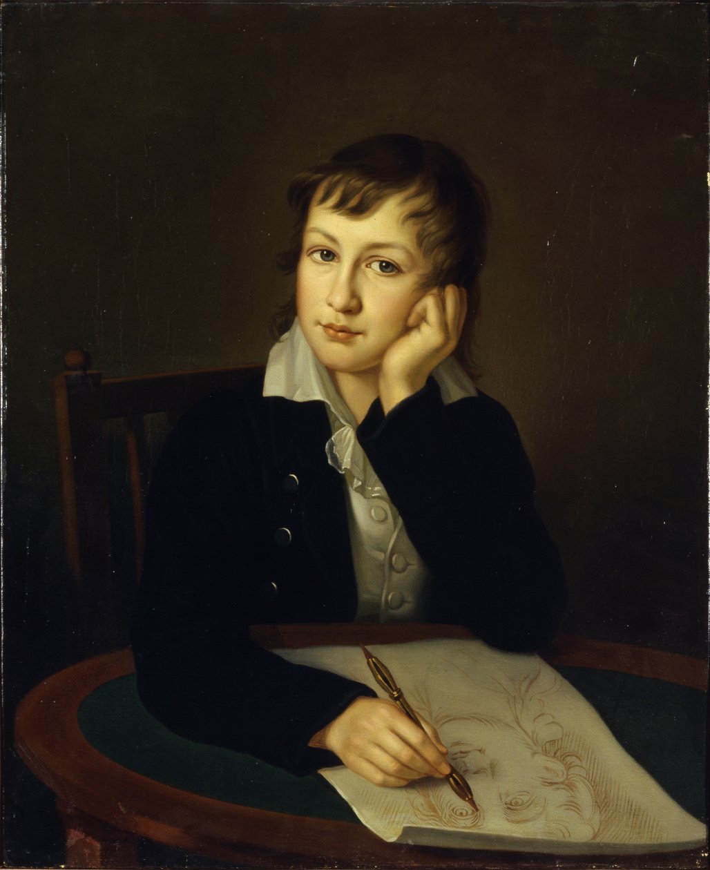 Porträtt av greve Alexander Nikolajevitj Mordvinov 1799-1858 av Ivan Alexeevich Tyurin