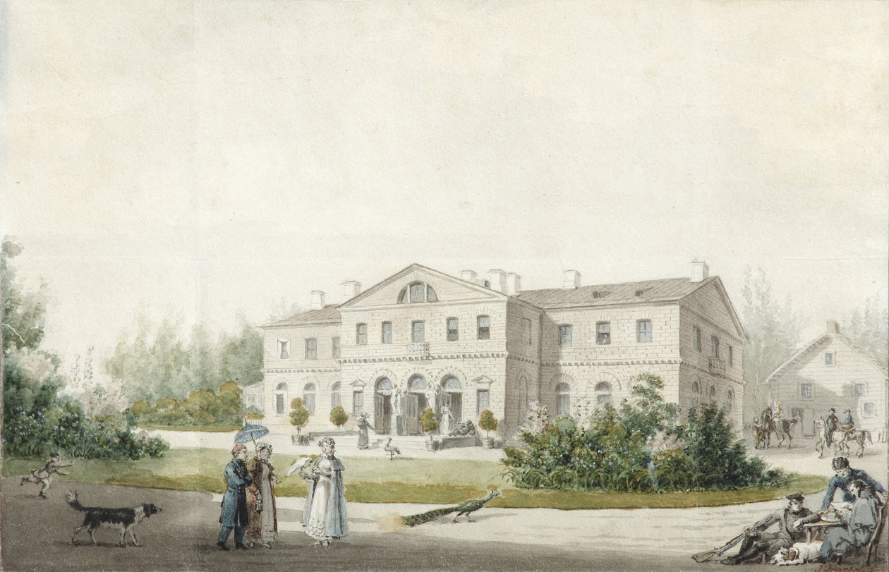 Herrgården Priyutino, 1830 av Ivan Alexeyevich Ivanov