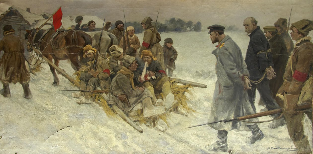 Fånga White Guard-spionerna, 1919. av Ivan Alexeyevich Vladimirov