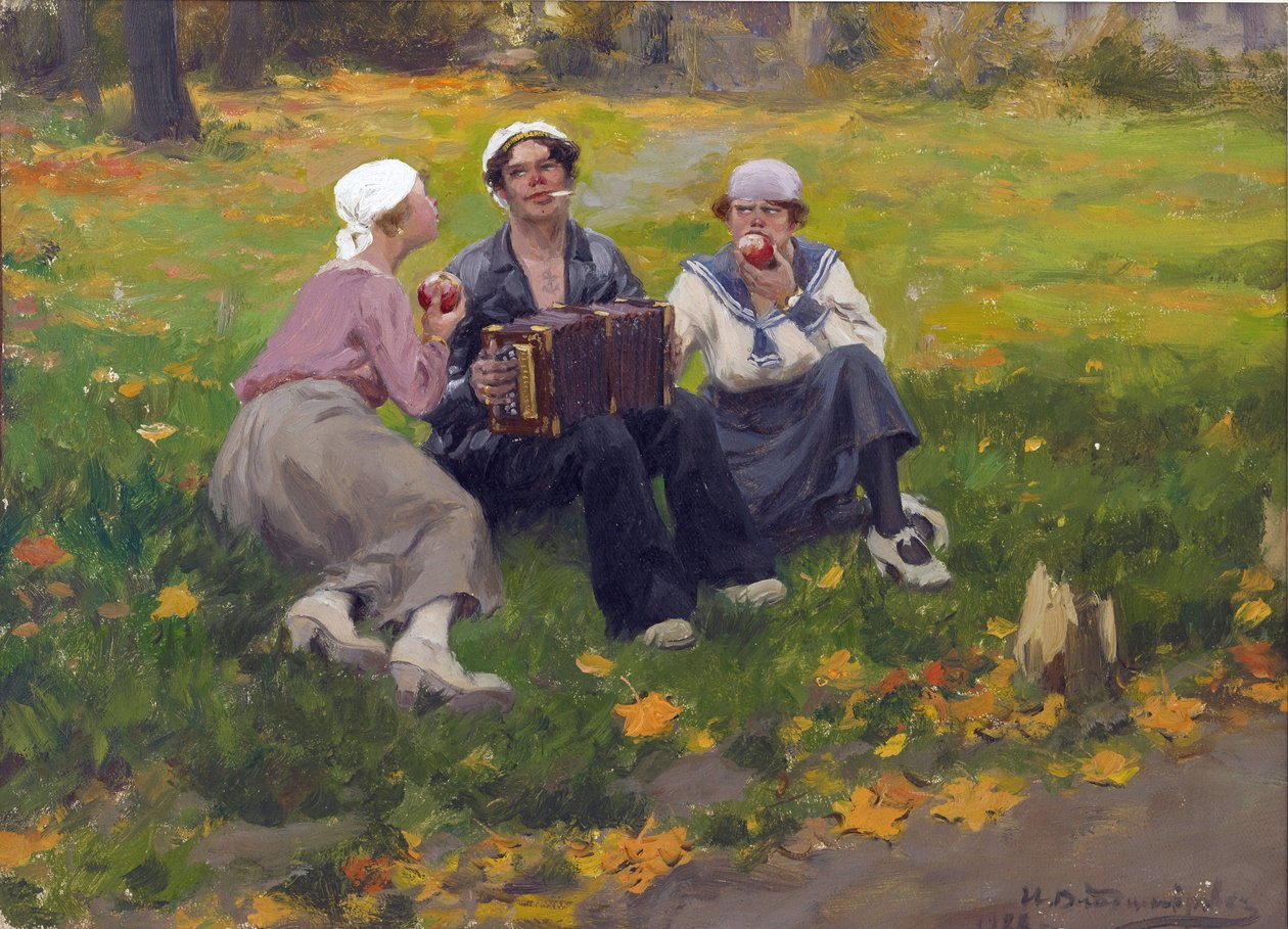 Grupp bolsjeviker av Ivan Alexeyevich Vladimirov