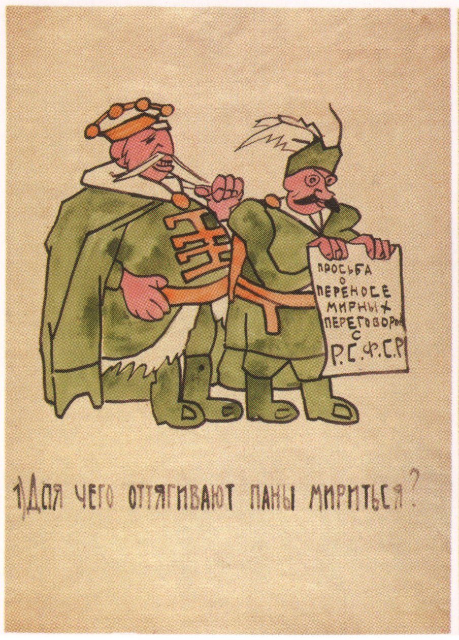 Varför drar den polska herren ut på fredssamtalen 1920 av Ivan Andreevich Malyutin